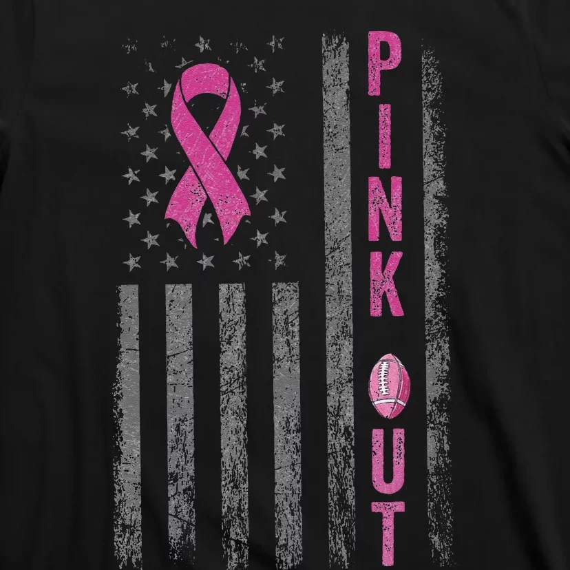 P.Ink Out Football Team Breast Cancer Awareness Month Gift T-Shirt