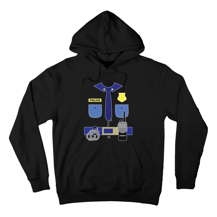 Police Officer For Boy Girl Cop Uniform Hoodie