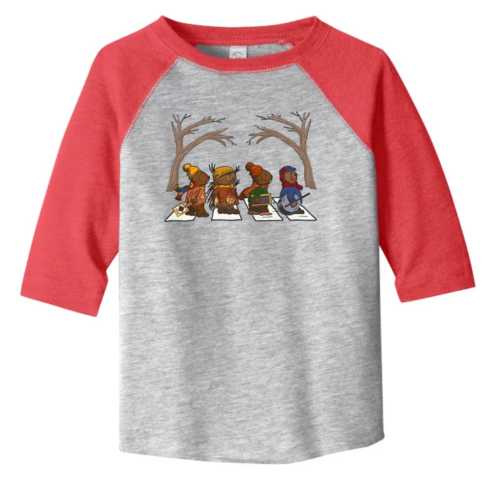 Poor Otter Family Abbey Road Christmas Mouse Lover Toddler Fine Jersey T-Shirt