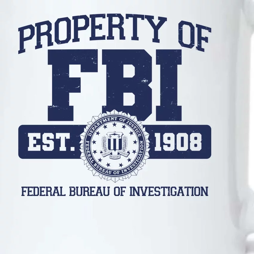 Property Of FBI Federal Bureau Of Investigation Est 1908 Black Color Changing Mug