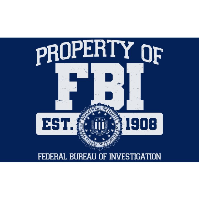 Property Of FBI Federal Bureau Of Investigation Est 1908 Bumper Sticker