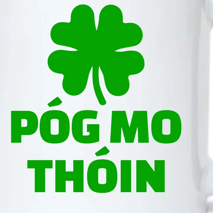 Pog mo thoin - Kiss my ass Black Color Changing Mug