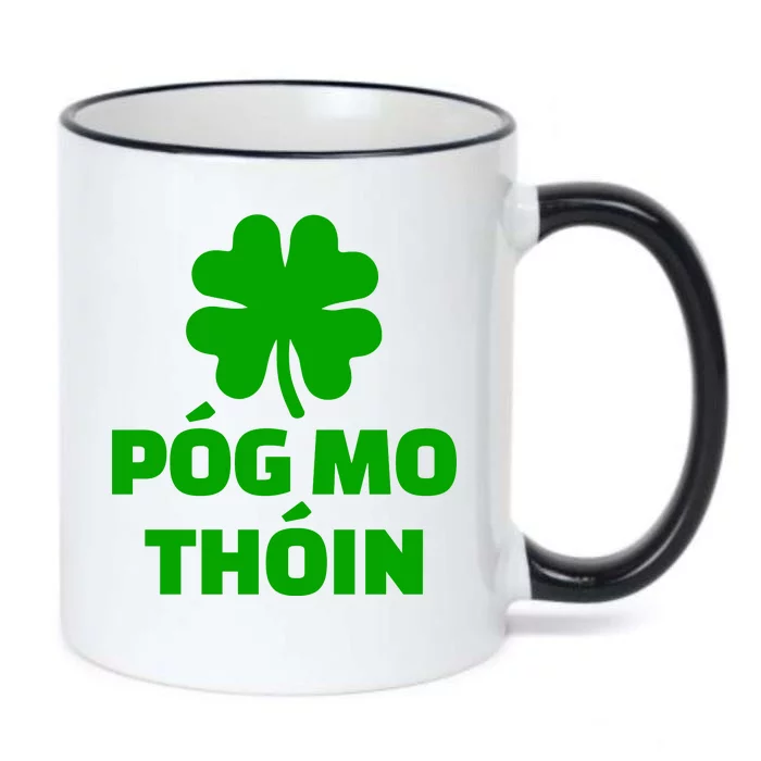 Pog mo thoin - Kiss my ass Black Color Changing Mug