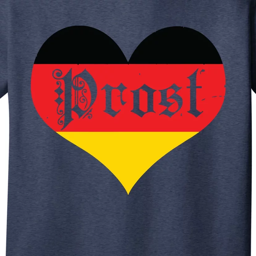 Prost Oktoberfest German Flag Heart Beer T-Shirt