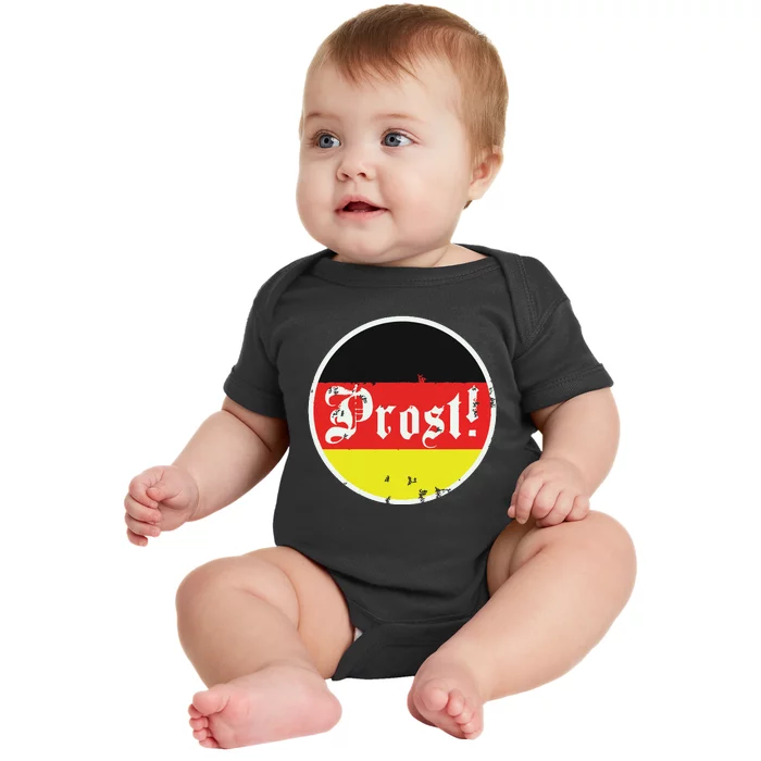 Prost Oktoberfest Germany German Vintage Oktoberfest Baby Bodysuit