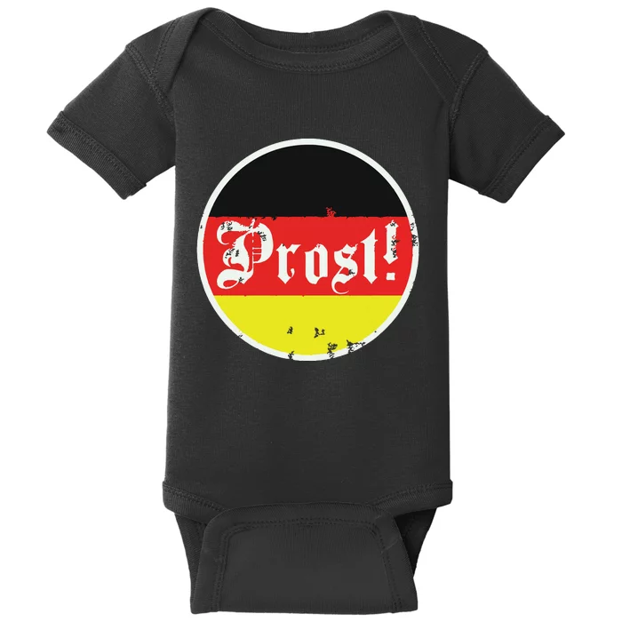 Prost Oktoberfest Germany German Vintage Oktoberfest Baby Bodysuit