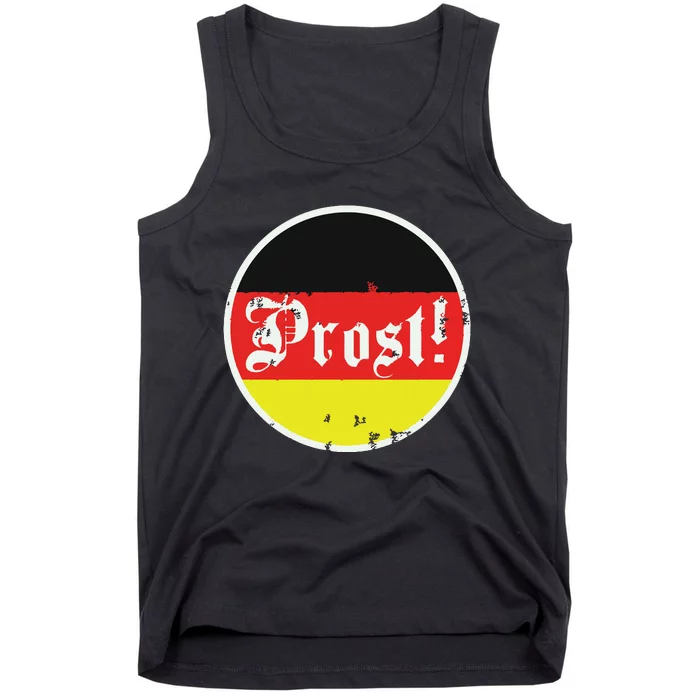 Prost Oktoberfest Germany German Vintage Oktoberfest Tank Top