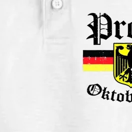 Prost Oktoberfest German Flag Crest Eagle Bavarian Dry Zone Grid Performance Polo