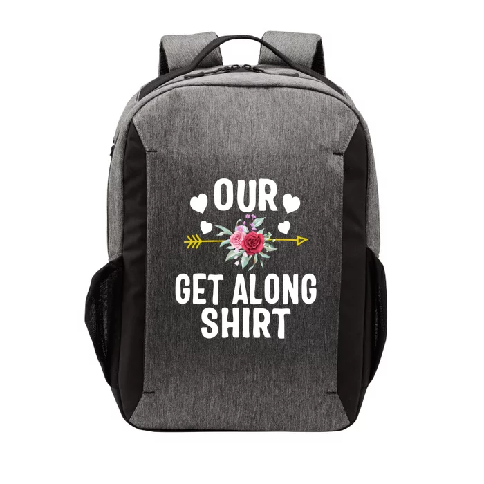 Parenting Our Get Along Sarcastic Motherhood Fatherhood Mom Gift Vector Backpack