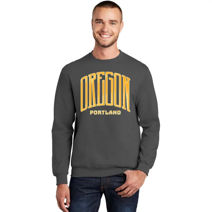 Portland Oregon Giant Logo Tall Sweatshirt