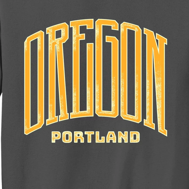 Portland Oregon Giant Logo Tall Sweatshirt