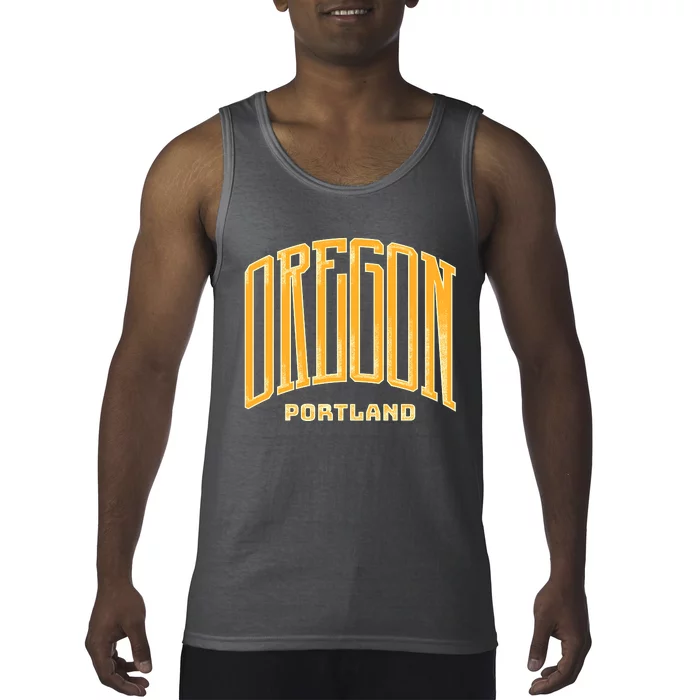 Portland Oregon Giant Logo Tank Top