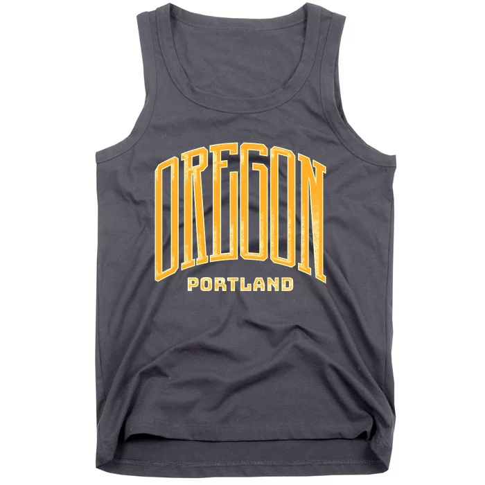 Portland Oregon Giant Logo Tank Top