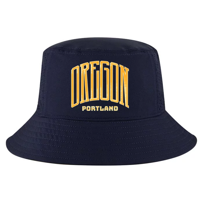 Portland Oregon Giant Logo Cool Comfort Performance Bucket Hat