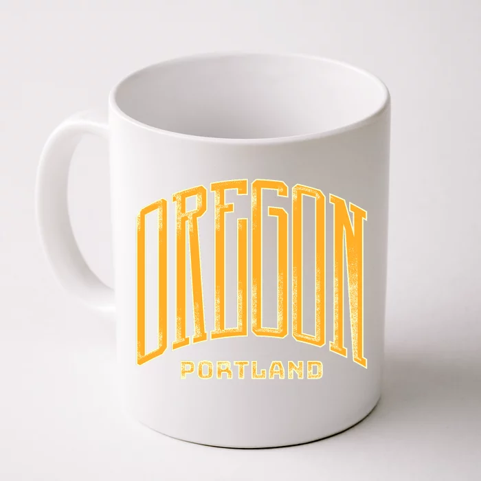 Portland Oregon Giant Logo Front & Back Coffee Mug