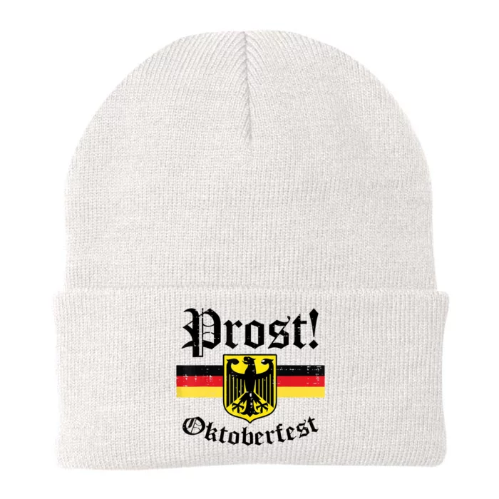 Prost Oktoberfest German Flag Crest Eagle Bavarian Knit Cap Winter Beanie