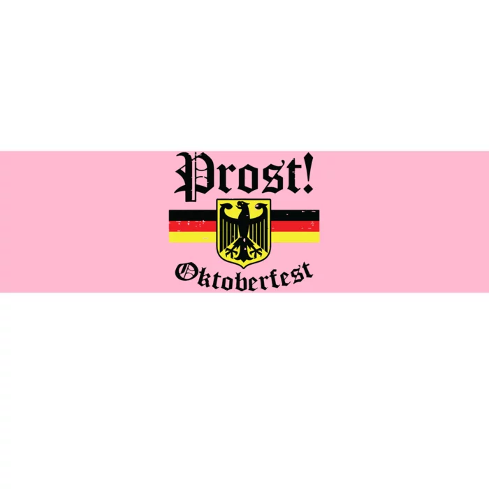 Prost Oktoberfest German Flag Crest Eagle Bavarian Bumper Sticker