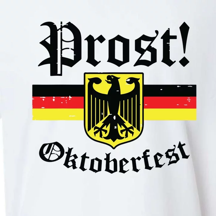 Prost Oktoberfest German Flag Crest Eagle Bavarian Sueded Cloud Jersey T-Shirt