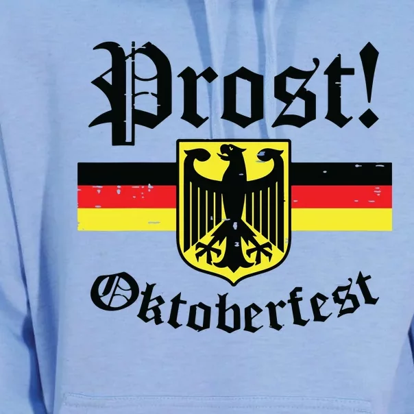 Prost Oktoberfest German Flag Crest Eagle Bavarian Unisex Surf Hoodie