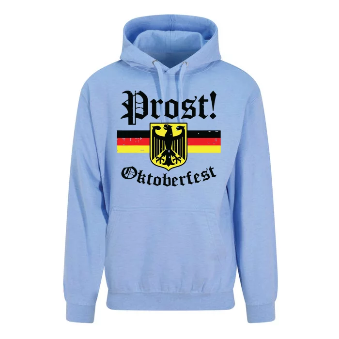 Prost Oktoberfest German Flag Crest Eagle Bavarian Unisex Surf Hoodie