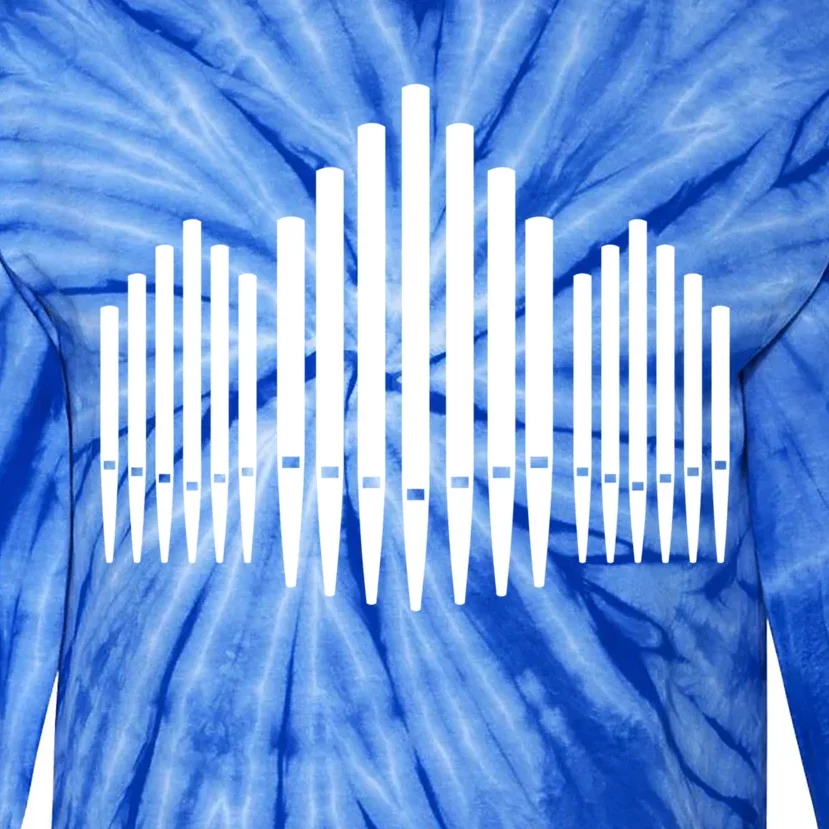 Pipe Organ Gift Tie-Dye Long Sleeve Shirt