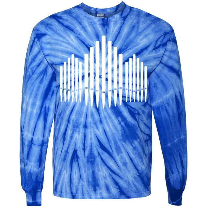 Pipe Organ Gift Tie-Dye Long Sleeve Shirt