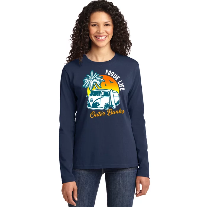 Pogue Life Banks Bronco Van Outer Ladies Long Sleeve Shirt