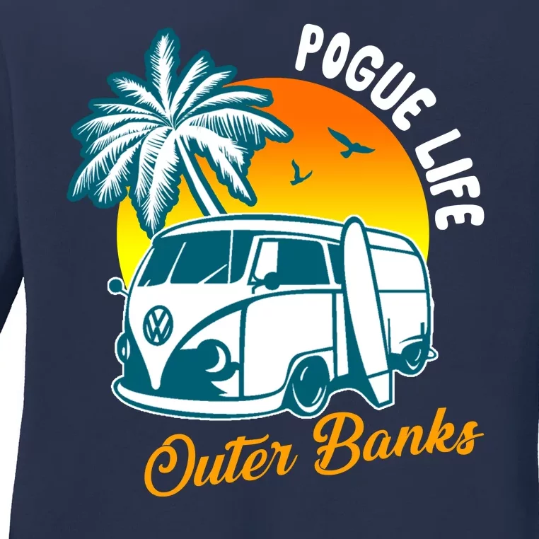 Pogue Life Banks Bronco Van Outer Ladies Long Sleeve Shirt