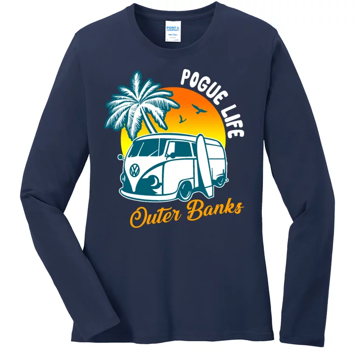 Pogue Life Banks Bronco Van Outer Ladies Long Sleeve Shirt