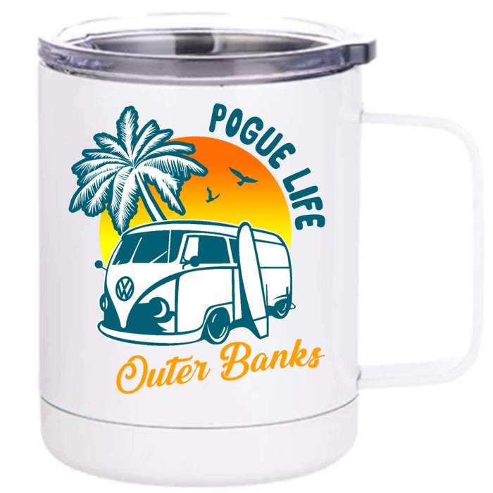 Pogue Life Banks Bronco Van Outer Front & Back 12oz Stainless Steel Tumbler Cup