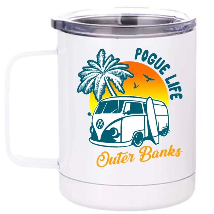 Pogue Life Banks Bronco Van Outer Front & Back 12oz Stainless Steel Tumbler Cup