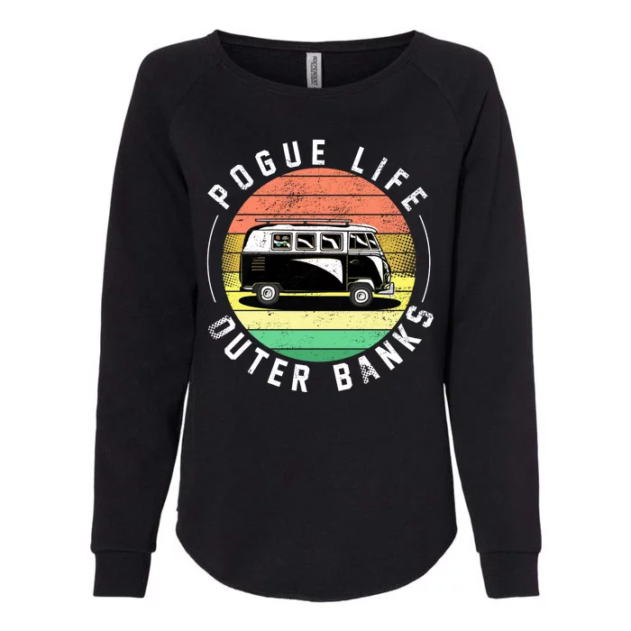 Pogue Life Retro Hippy Bus Womens California Wash Sweatshirt