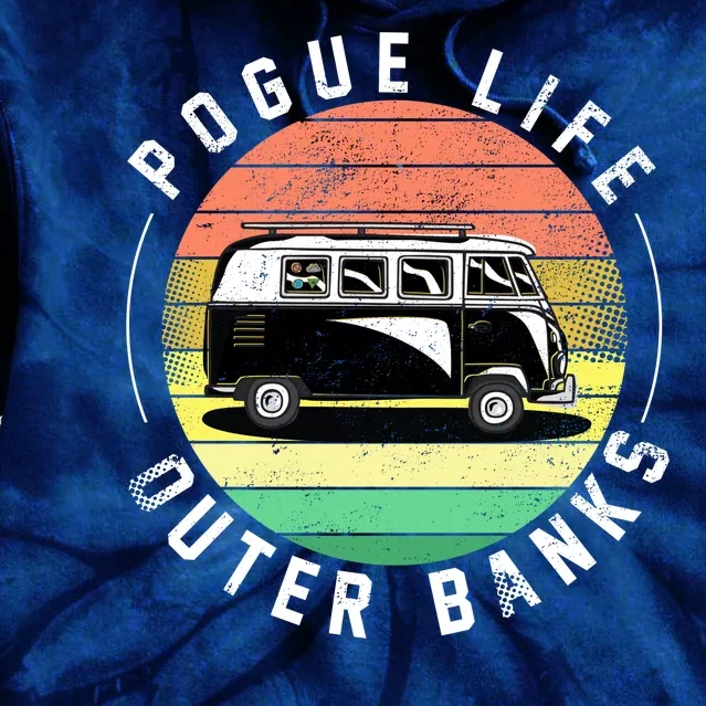 Pogue Life Retro Hippy Bus Tie Dye Hoodie