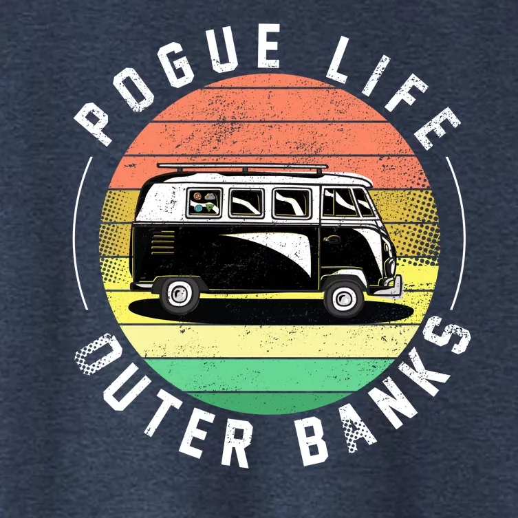 Pogue Life Retro Hippy Bus Women's Crop Top Tee