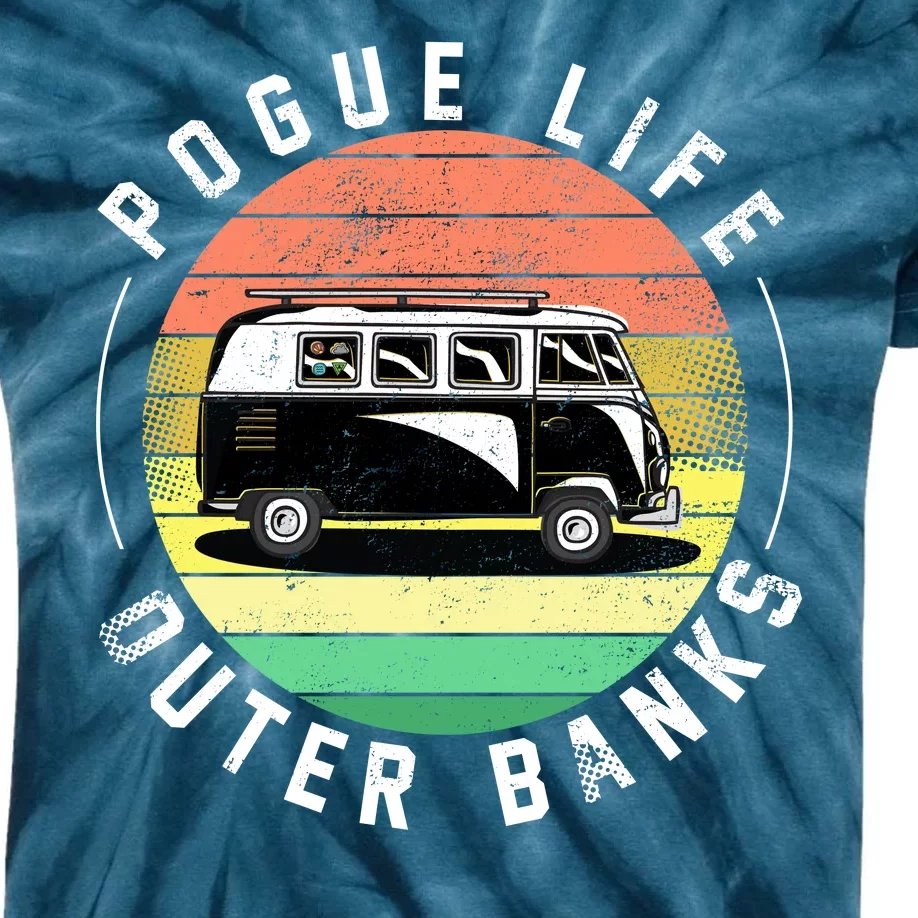 Pogue Life Retro Hippy Bus Kids Tie-Dye T-Shirt