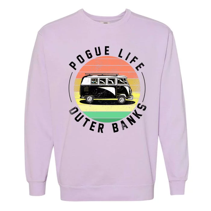 Pogue Life Retro Hippy Bus Garment-Dyed Sweatshirt