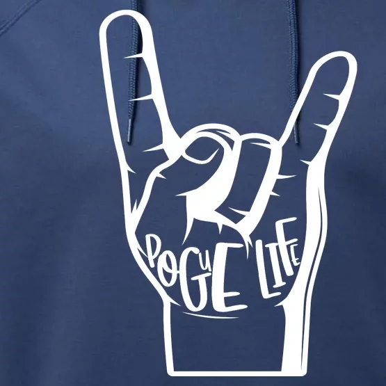 Pogue Life Outer Banks Hand Sign Performance Fleece Hoodie