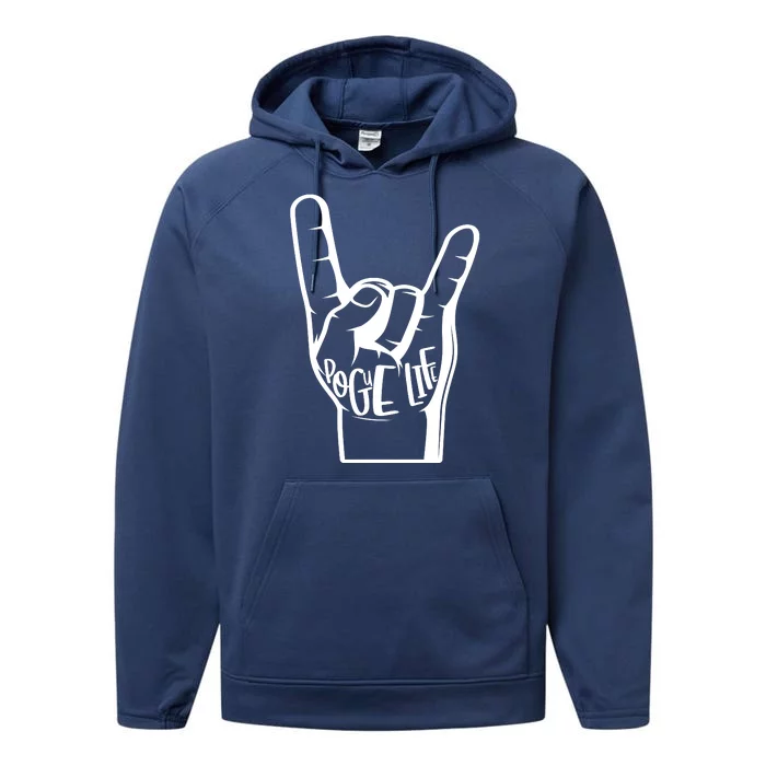 Pogue Life Outer Banks Hand Sign Performance Fleece Hoodie