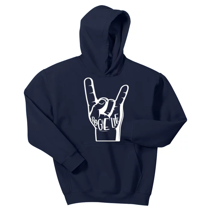 Pogue Life Outer Banks Hand Sign Kids Hoodie