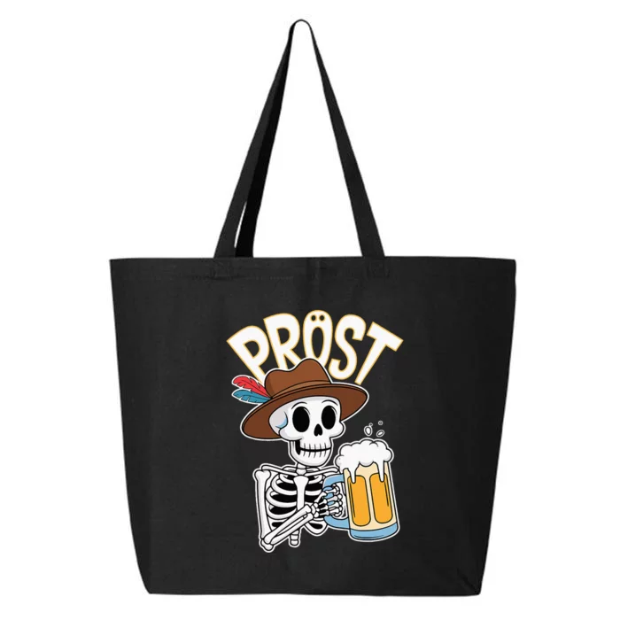 Prost Oktoberfest Halloween Skeleton 25L Jumbo Tote