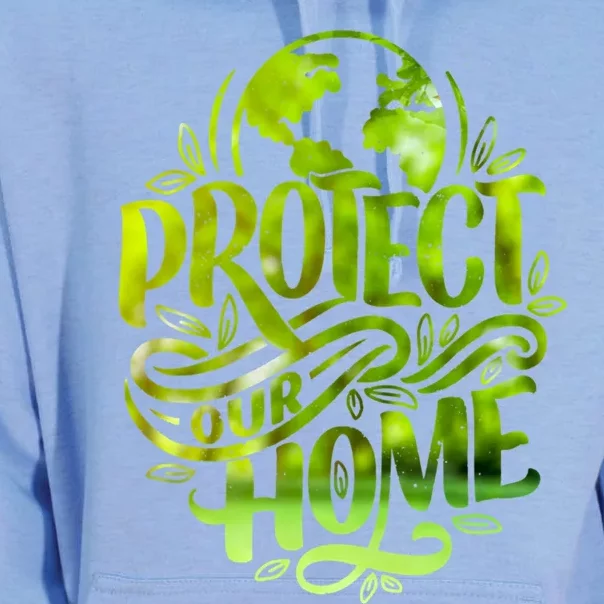 Protect Our Home Earth Day Save Our Planet Gift Unisex Surf Hoodie