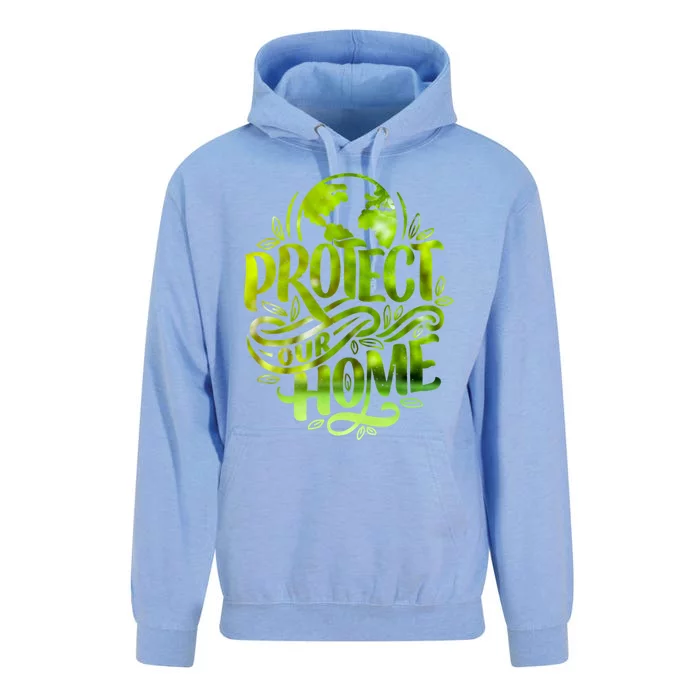 Protect Our Home Earth Day Save Our Planet Gift Unisex Surf Hoodie