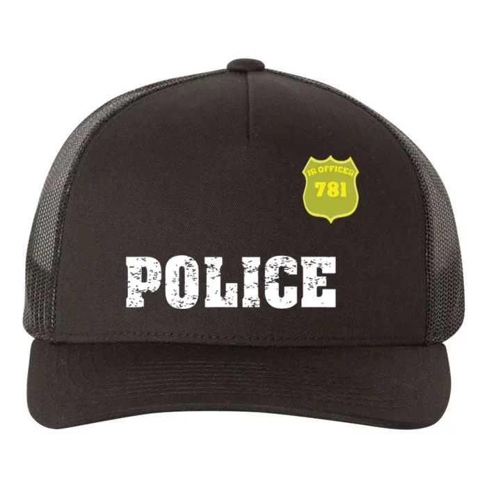 Police Officer Halloween Costume Yupoong Adult 5-Panel Trucker Hat