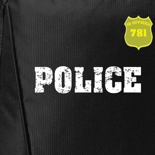 Police Officer Halloween Costume City Backpack