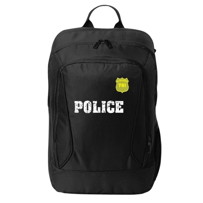 Police Officer Halloween Costume City Backpack