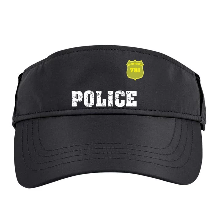 Police Officer Halloween Costume Adult Drive Performance Visor