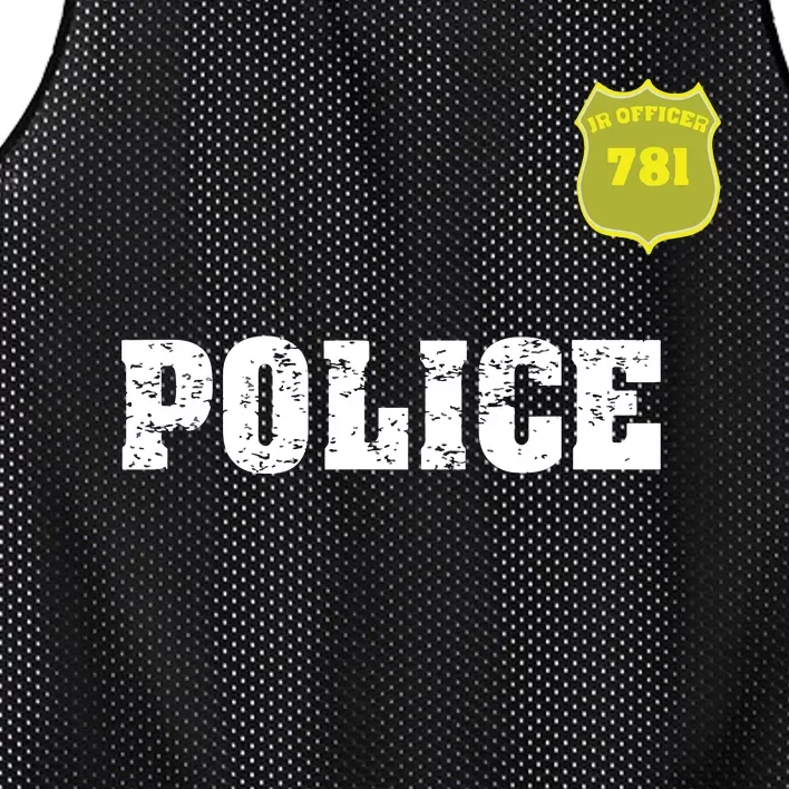 Police Officer Halloween Costume Mesh Reversible Basketball Jersey Tank