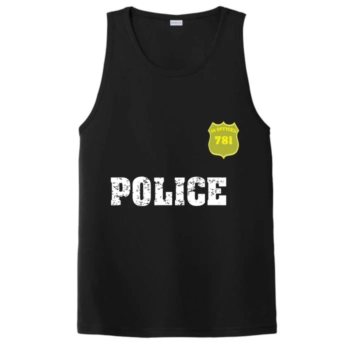 Police Officer Halloween Costume Performance Tank