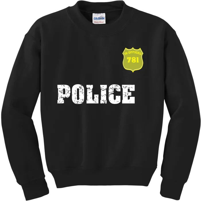 Police Officer Halloween Costume Kids Sweatshirt