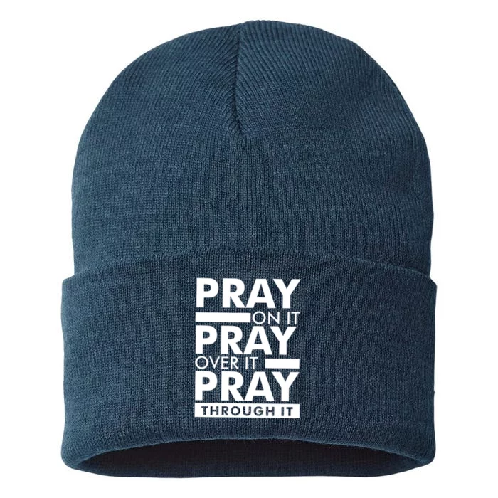 Pray On It Sustainable Knit Beanie